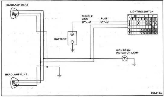 electrical scheme nissan safari td42 24v